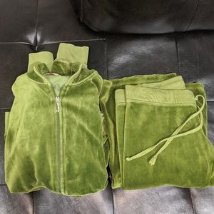 juicy couture lime green tracksuit